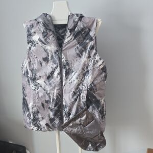 Gerry Weber Abstract Patterned Vest - Gray and Black